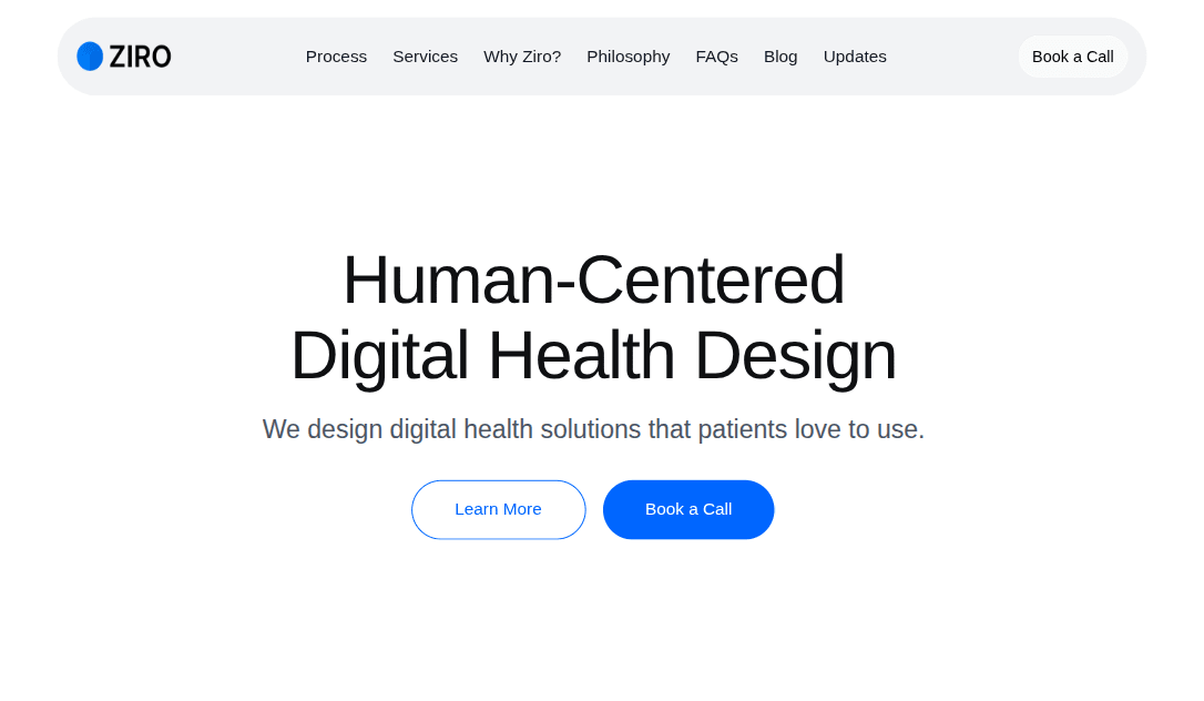 ZIRO.SPACE - Digital Health Design Agency